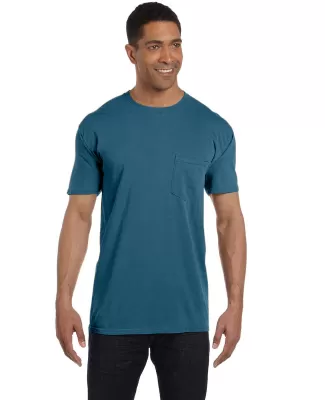 6030 Comfort Colors - Pigment-Dyed Short Sleeve Sh in Topaz blue