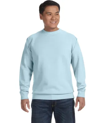 1566 Comfort Colors - Pigment-Dyed Crewneck Sweats in Chambray