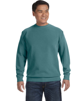 1566 Comfort Colors - Pigment-Dyed Crewneck Sweats in Blue spruce