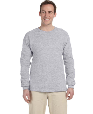 4930 Fruit of the Loom Heavy Cotton HD Long Sleeve in Athletic heather