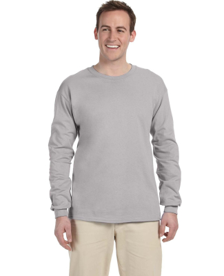 4930 Fruit of the Loom Heavy Cotton HD Long Sleeve in Silver