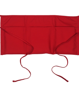 APR50 Big Accessories Three-Pocket 10" Waist Apron RED