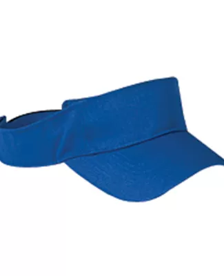 BX006 Big Accessories Cotton Twill Visor in Royal