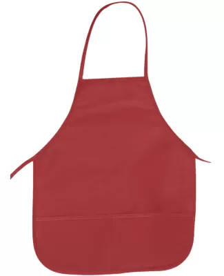 APR51 Big Accessories Two-Pocket 24" Apron in Red