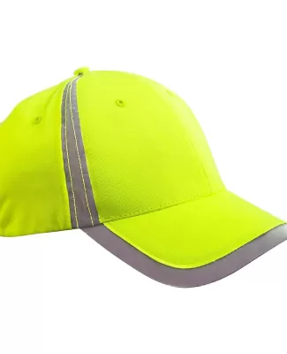 BX023 Big Accessories Reflective Accent Safety Cap in Bright yellow