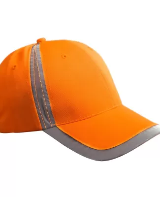BX023 Big Accessories Reflective Accent Safety Cap in Bright orange