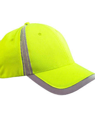 BX023 Big Accessories Reflective Accent Safety Cap BRIGHT YELLOW