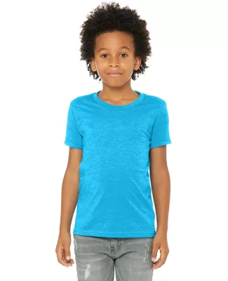 BELLA+CANVAS 3001Y Jersey Youth T-Shirt in Neon blue