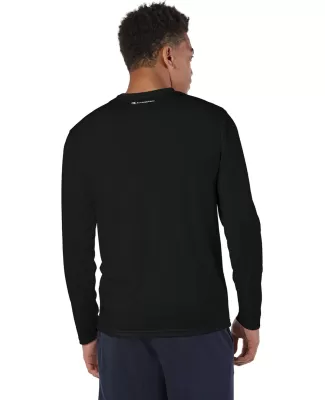 CW26 Champion Logo Performance Long-Sleeve T-Shirt in Black