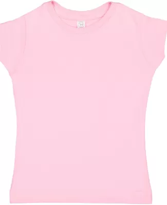 3316 Rabbit Skins® Toddler Girls Fine Jersey T-Sh in Pink