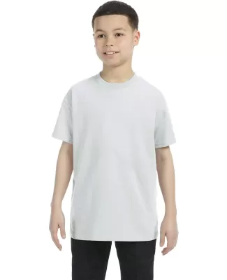 5000B Gildan™ Heavyweight Cotton Youth T-shirt  in Ash grey