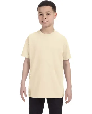 5000B Gildan™ Heavyweight Cotton Youth T-shirt  in Natural