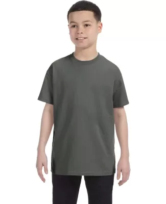5000B Gildan™ Heavyweight Cotton Youth T-shirt  in Military green
