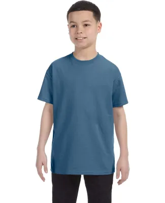 5000B Gildan™ Heavyweight Cotton Youth T-shirt  in Indigo blue