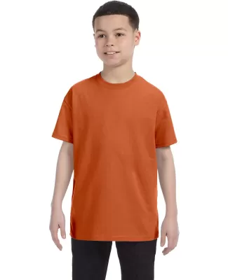 5000B Gildan™ Heavyweight Cotton Youth T-shirt  in T orange