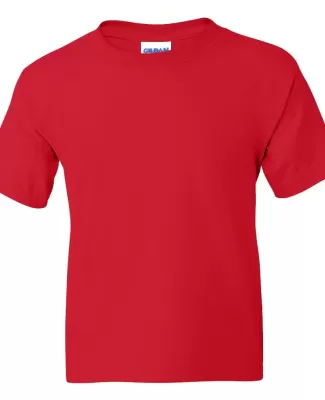 8000B Gildan Ultra Blend 50/50 Youth T-shirt RED