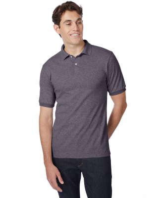 054X Stedman by Hanes® Blended Jersey in Charcoal heather