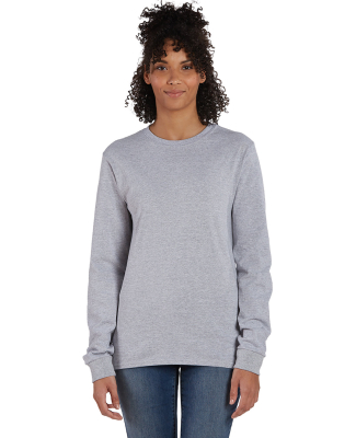 5286 Hanes® Heavyweight Long Sleeve T-shirt in Light steel