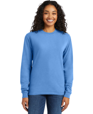 5286 Hanes® Heavyweight Long Sleeve T-shirt in Carolina blue