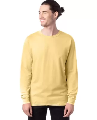 5286 Hanes® Heavyweight Long Sleeve T-shirt in Athletic gold