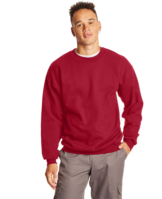 F260 Hanes® PrintPro®XP™ Ultimate Cotton® Swe in Deep red