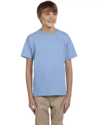 5370 Hanes® Heavyweight 50/50 Youth T-shirt in Light blue
