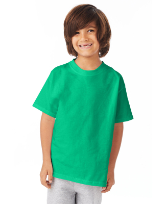 5450 Hanes Authentic Tagless Youth T-shirt in Kelly