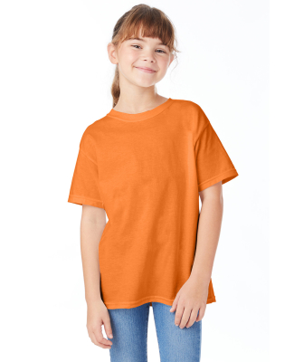 Hanes 5480 Heavyweight Youth T-shirt in Tennessee orange
