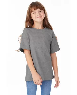 5480 Hanes® Heavyweight Youth T-shirt in Oxford gray