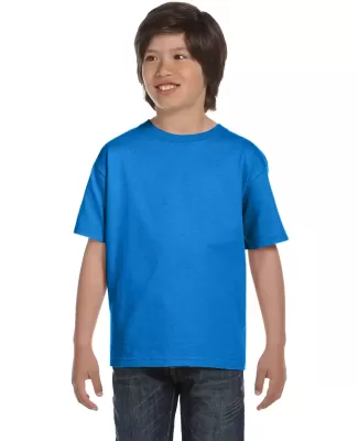 5480 Hanes® Heavyweight Youth T-shirt in Bluebell breeze