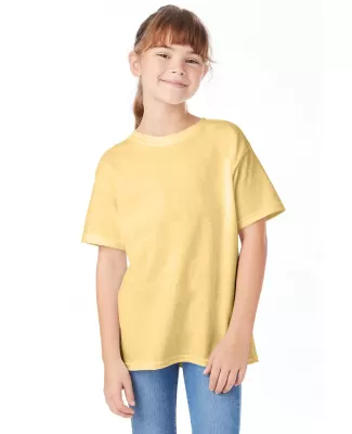 5480 Hanes® Heavyweight Youth T-shirt in Athletic gold