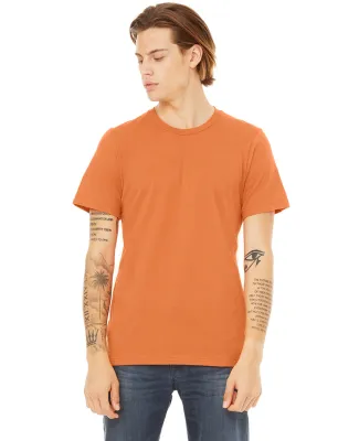 BELLA+CANVAS 3001 Soft Cotton T-shirt in Burnt orange