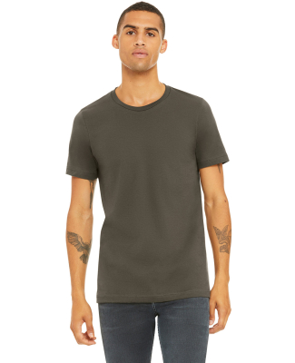 BELLA+CANVAS 3001 Soft Cotton T-shirt in Army