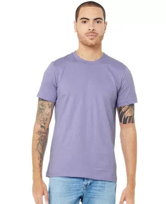 BELLA+CANVAS 3001 Soft Cotton T-shirt in Dark lavender
