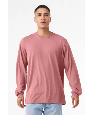 BELLA+CANVAS 3501 Long Sleeve T-Shirt in Mauve triblend