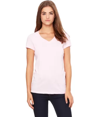 BELLA 6005 Womens V-Neck T-shirt in Pink