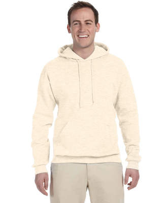 996M JERZEES® NuBlend™ Hooded Pullover Sweatshi in Sweet cream hth