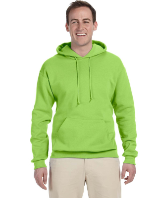 996M JERZEES® NuBlend™ Hooded Pullover Sweatshi in Neon green