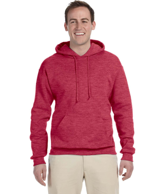 996M JERZEES® NuBlend™ Hooded Pullover Sweatshi in Vintage hth red