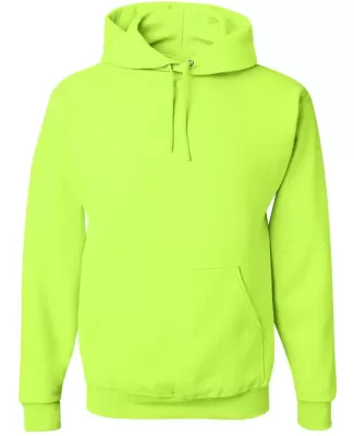 996M JERZEES® NuBlend™ Hooded Pullover Sweatshi SAFETY GREEN