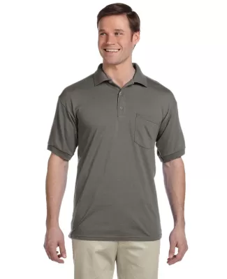 8900 Gildan® Ultra Blend Sport Shirt with Pocket in Graphite heather