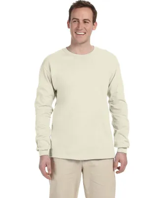 2400 Gildan Ultra Cotton Long Sleeve T Shirt  in Natural
