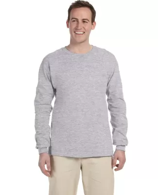 2400 Gildan Ultra Cotton Long Sleeve T Shirt  in Sport grey