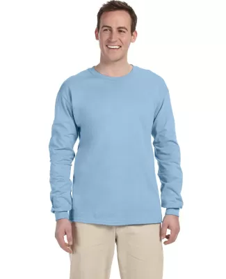 2400 Gildan Ultra Cotton Long Sleeve T Shirt  in Light blue