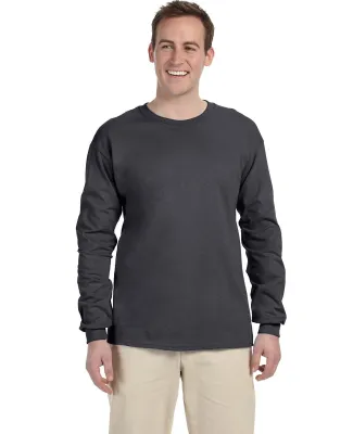 2400 Gildan Ultra Cotton Long Sleeve T Shirt  in Charcoal