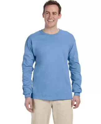 2400 Gildan Ultra Cotton Long Sleeve T Shirt  in Carolina blue