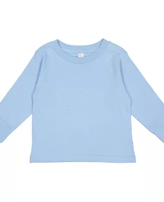Rabbit Skins® 3311 Toddler Long Sleeve T-shirt in Light blue