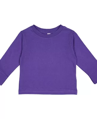 Rabbit Skins® 3311 Toddler Long Sleeve T-shirt in Purple