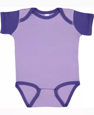 4400 Onsie Rabbit Skins® Infant Lap Shoulder Cree in Lavender/ purple