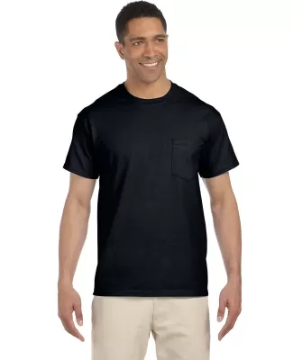 2300 Gildan Ultra Cotton Pocket T-shirt in Black